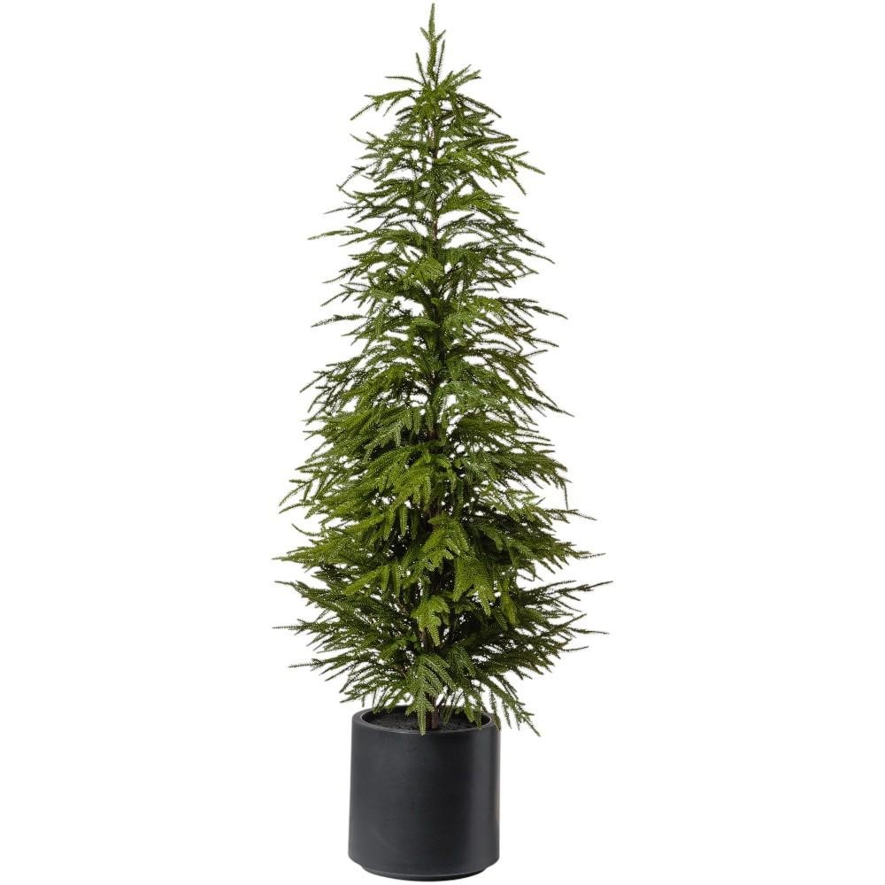 ALBERO PINO CON VASO H127 VERDE